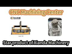XianDa Leader1500 1500CM 5-osiowa demonstracja centrum obróbki kamienia CNC