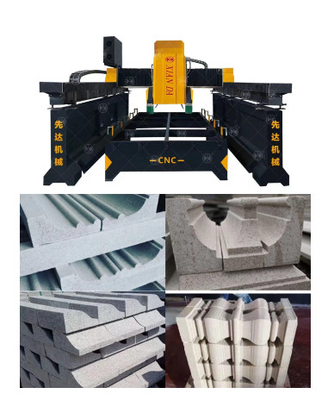 Wysokiej Głębokości CNC Stone Edge Cutting Machine Wysokiej Prędkości Do Marmuru
