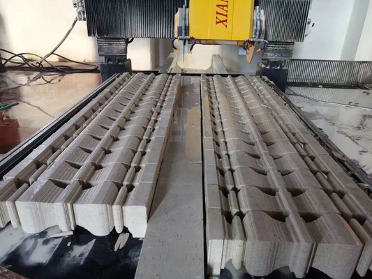 Maszyna linearna do profilowania struktury bramkowej PLC/CNC dla balustry, kamienia grobowego