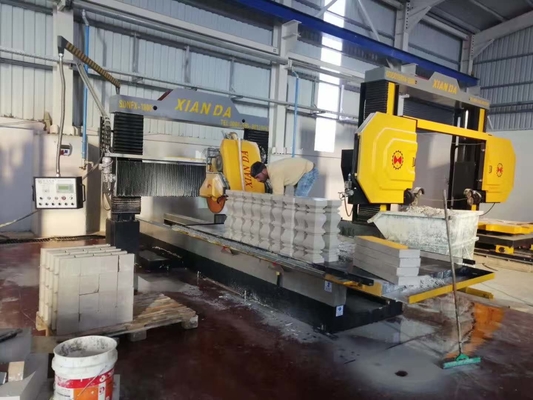 Maszyna linearna do profilowania struktury bramkowej PLC/CNC dla balustry, kamienia grobowego