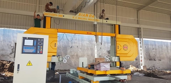 Odkrycie 4 Kamienna Maszyna Diamentowa Drut Piła Z 1600mm Kołem Pociągu