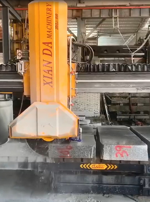 Zużycie wody 3 m3/h Xianda Stone Slab Cutting Machine for Precision Cutting