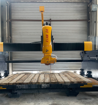 5 +1 osi CNC Stone Bridge Saw Machine z fresownikiem do cięcia blatów marmurowych granitów kwarcowych schodów