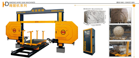 4-osiowa maszyna do piły diamentowej CNC z automatycznym systemem sterowania marmurem, granitem