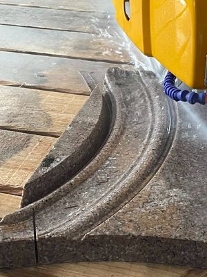 5 Axis PLC Bridge Cutting Machine Granite Quartz Marble Laser Stone Saw