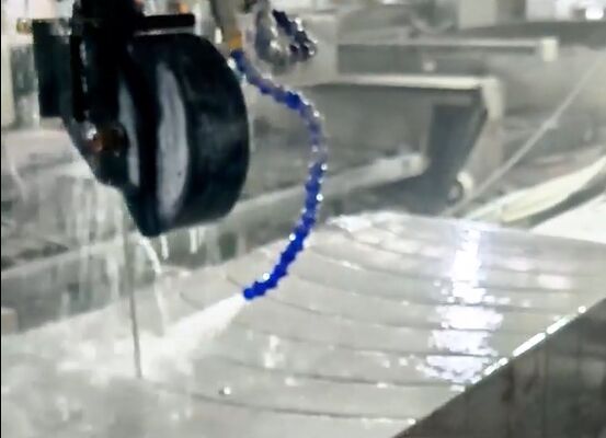 Piła drutowa CNC z sterowaniem PLC do cięcia kamienia, zużycie wody 4 m3/h, długość drutu 20-50 m