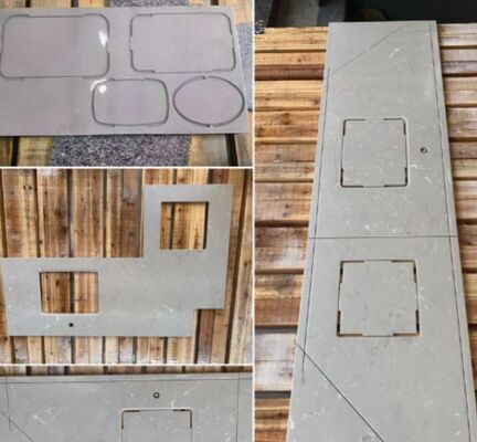 Prężnica ostrza 350450mm Maszyna do cięcia mostka 4 +1 osi