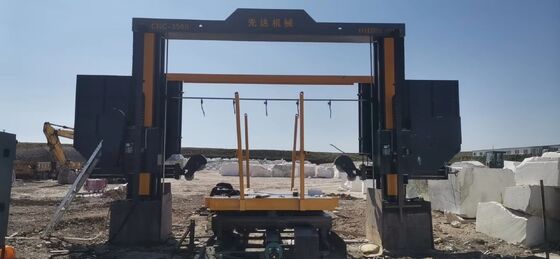 CNC Diamentowa Maszyna Do Wiązania Drutem Z 360° Stołem Obrotowym Do Dużych Bloki 1.5M/1.8M/2.1M/2.2M/3.5M