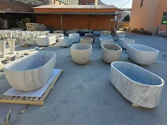 5+1 Osiowe Centrum Obróbcze CNC do Rzeźb 3D z Granitu i Marmuru, Wanna