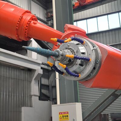 6-osiowa robotyczna maszyna do cięcia kamienia CNC ze sterowaniem interpolowanym i wrzecionem BT40 do wielkoskalowego rzeźbienia do 3100 mm