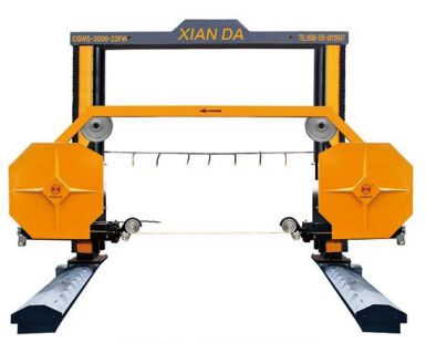 Gantry mobilna piła drutowa diamentowa z maksymalnym rozmiarem przetwarzania 3500*3500*2200 mm i sterowaniem CNC/PLC do precyzyjnego cięcia kamienia