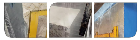 Maszyna do piły diamentowej o mocy całkowitej 300kw Multi Wire Diamond Saw Machine z sterowaniem Siemens PLC i kierownicami z aluminium lotniczego