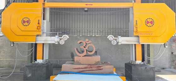 XIANDA Marmurowy Bazaltowy CNC Diamentowy Bead Wire Saw Stone Cutting Profiling Machine
