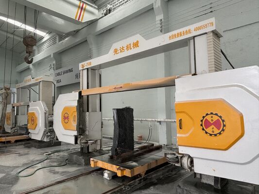 CNC Piłowanie Drutem Diamentowym z Obrotnicą 360° i Wrzecionem 15KW dla Wysokiej Precyzji Cięcia