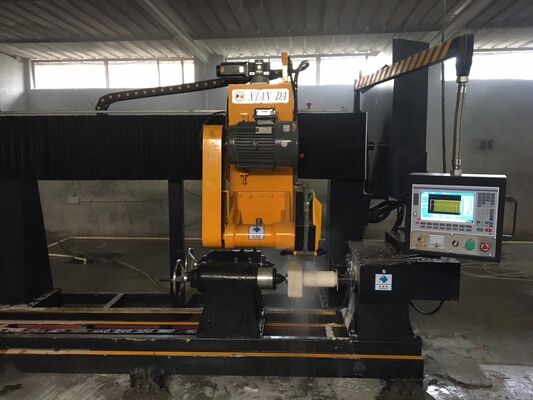 Dwuczęściowa maszyna do cięcia tralek CNC do granitu marmurowego