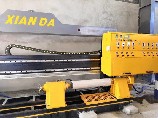 PLC Multi Heads Solid Column Stone Slab Maszyna do polerowania do profilowania