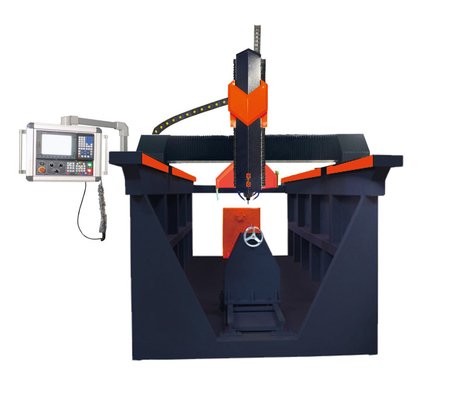 Automatyczny 4-osiowy przemysłowy frez do kamienia CNC z łukiem 3D Jadestone