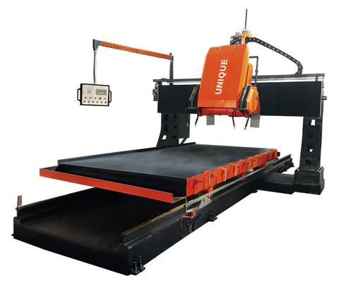 PLC CNC Gantry Type Linear Stone Profile Maszyna do cięcia dwóch ostrzy